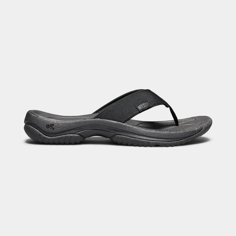 Chanclas Keen Kona Flip II Para Hombre Negros/Grises - Sandalias Keen Mexico (694150-UJG)